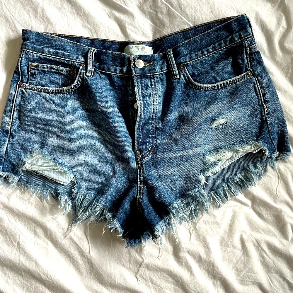 Free People We The Free Denim Cut offs